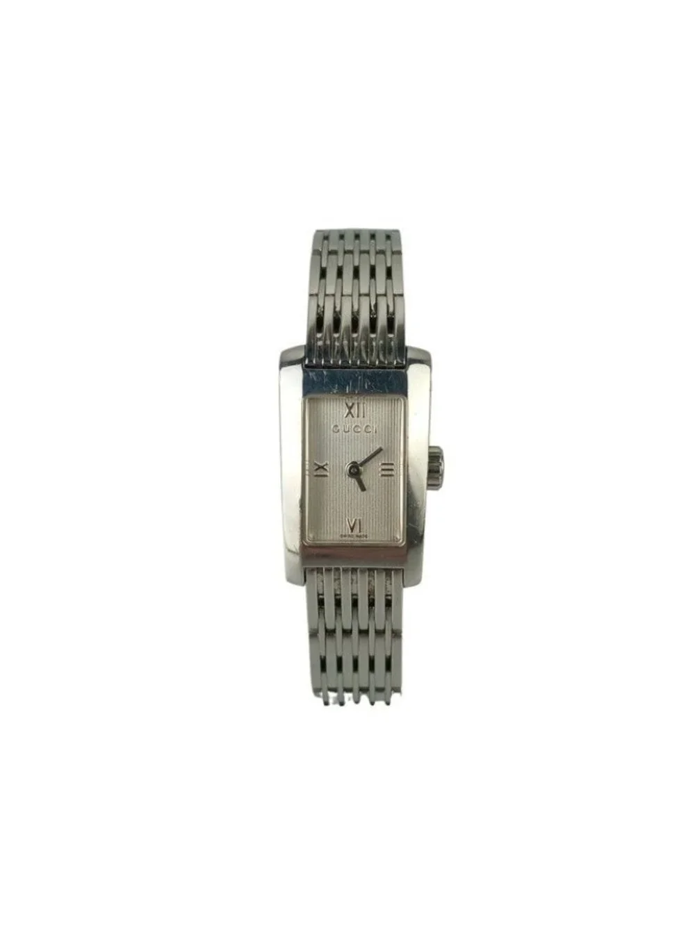 Gucci Watch Metro Silver Stainless Steel 2 Hand Quartz
